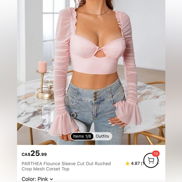 SHEIN Tops - SHEIN Top - pink